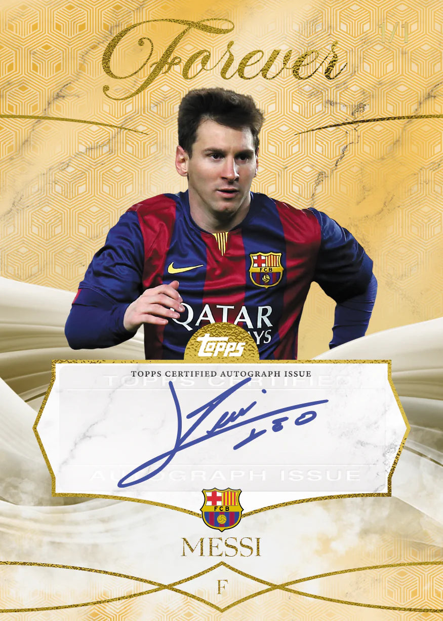 2025-26 Topps Soccer FC Barcelona Forever Lionel Messi