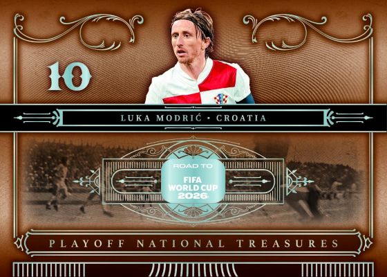 2025/26 Panini National Treasures FIFA Road to World Cup Soccer Hobby Box