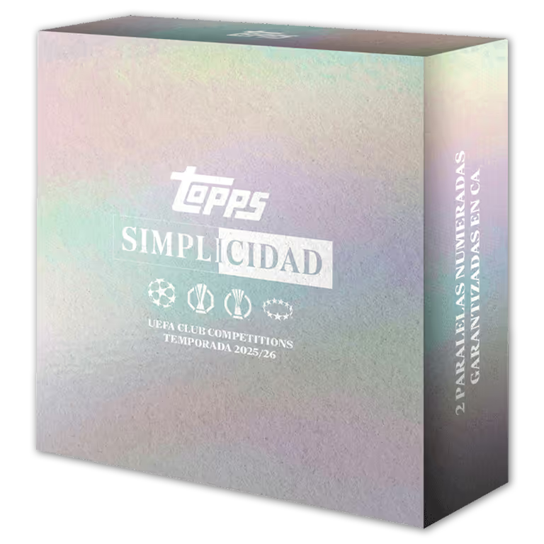 2025/26 Topps UEFA Club Competitions Simplicidad Box