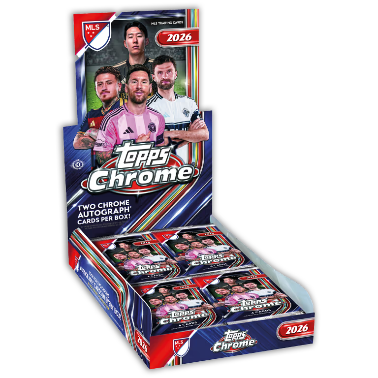 2026 TOPPS Chrome MLS Soccer Cards Hobby Box