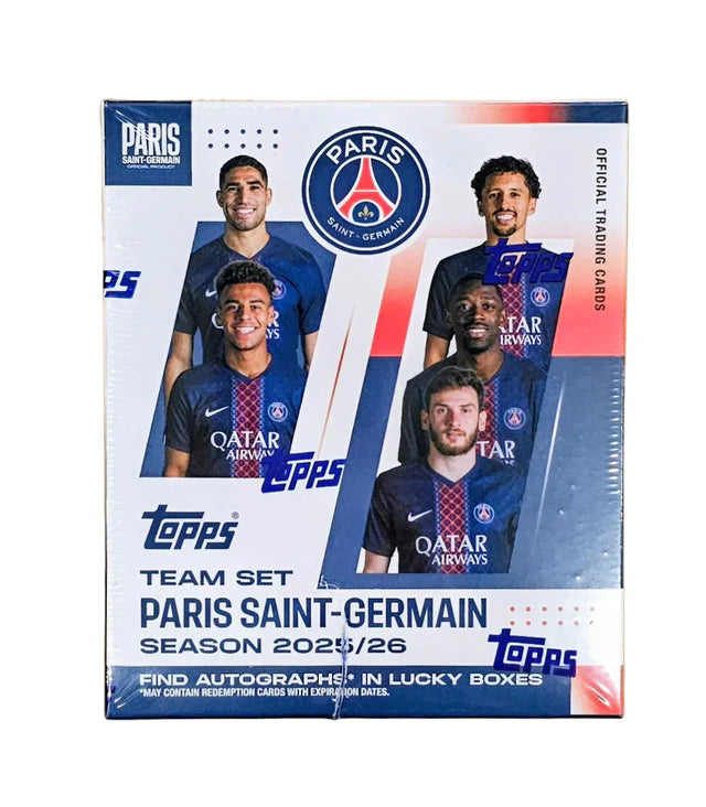 Topps Paris Saint-Germain Fußballteam-Set 2025/26