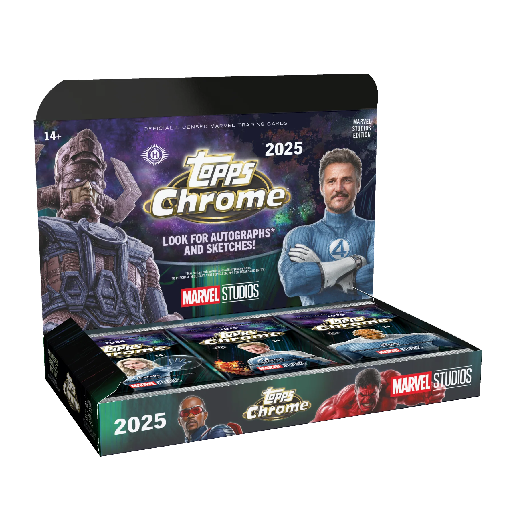 2025 Topps Marvel Studios Chrome® - Hobby Box