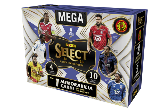 2025/26 Panini Select Ligue 1 Soccer International Mega Box