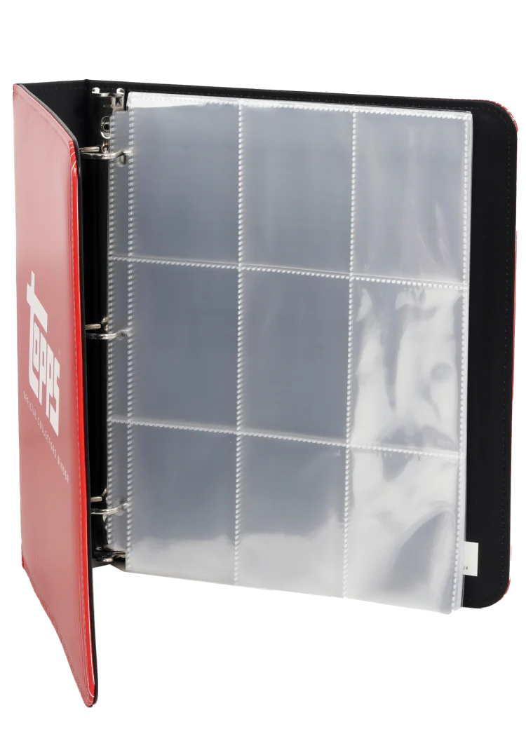 Topps Red Official Collectors Binder CLASSEUR AVEC POCHETTE RANGEMENT