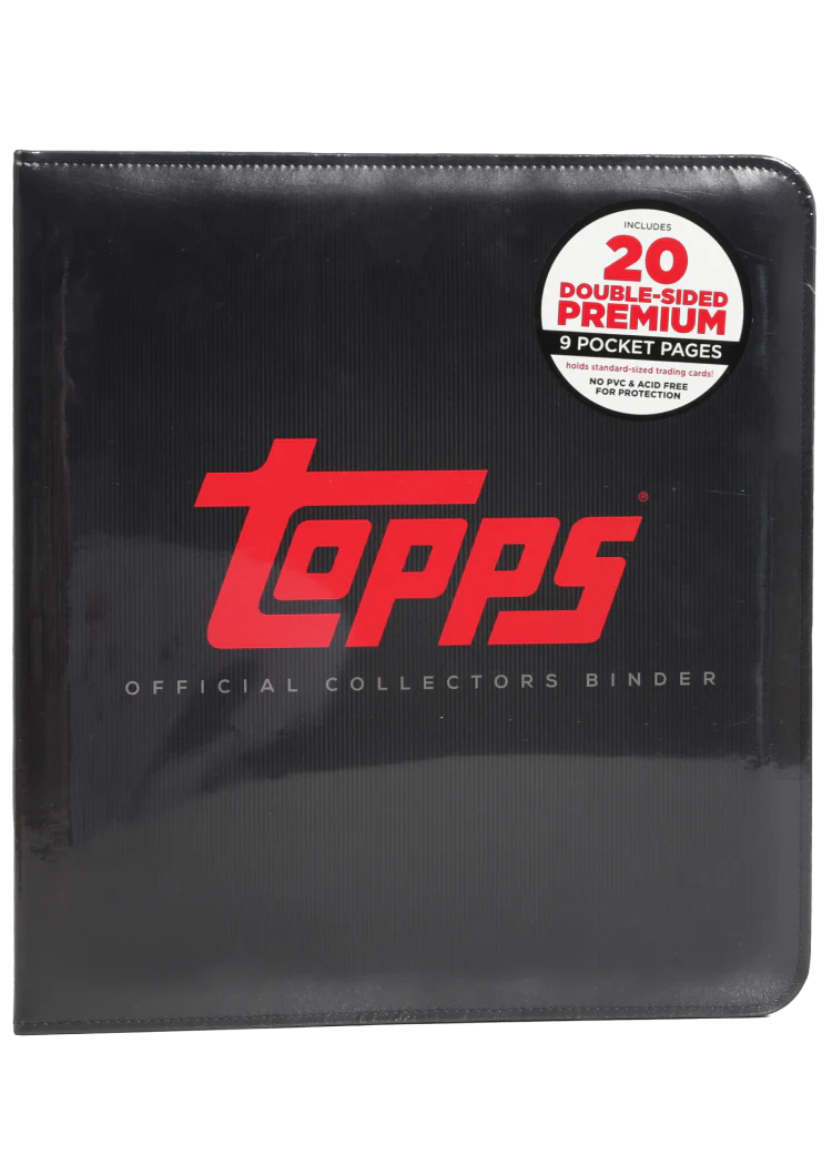 Topps black Official Collectors Binder CLASSEUR AVEC POCHETTE RANGEMENT