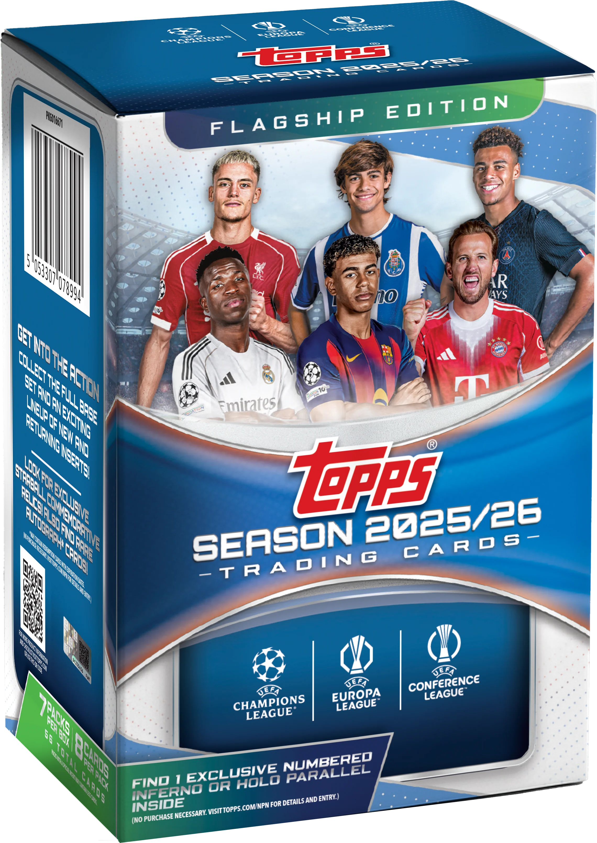 Topps UEFA-Klubwettbewerbe 2025/26 – Vorteilsbox
