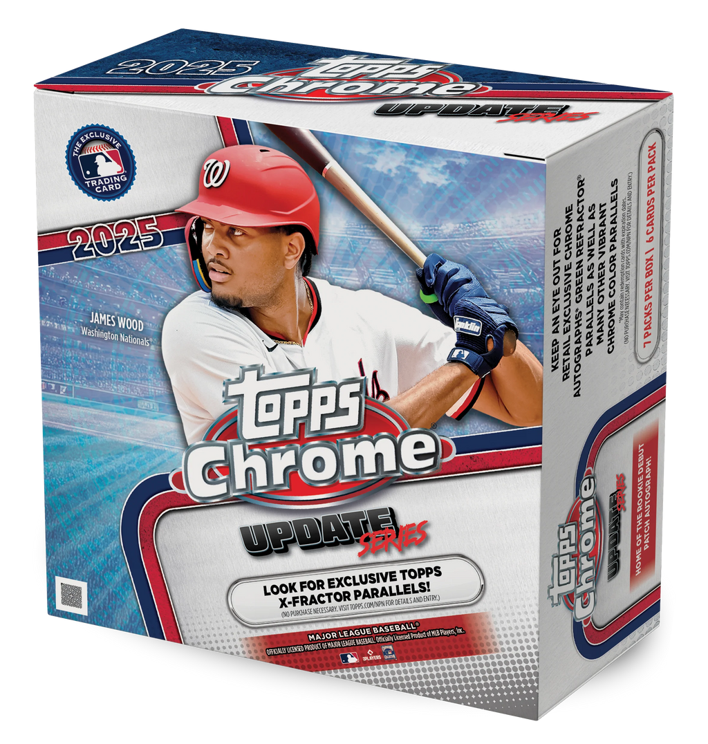 2025 Topps Chrome® Baseball Update Series Mega-Box