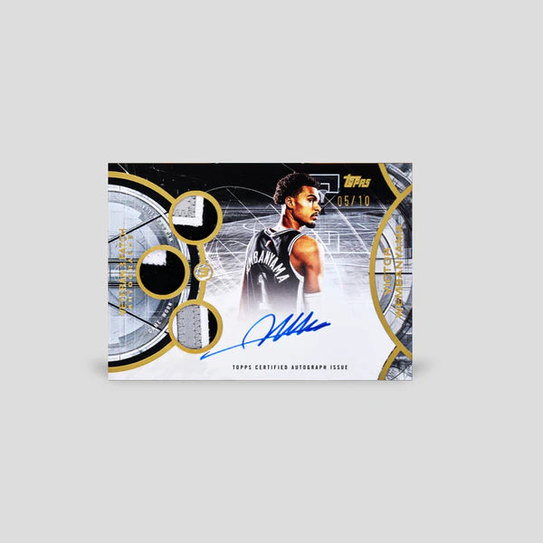 2025-26 Topps Three Basketball Victor Wembanyama Autograph