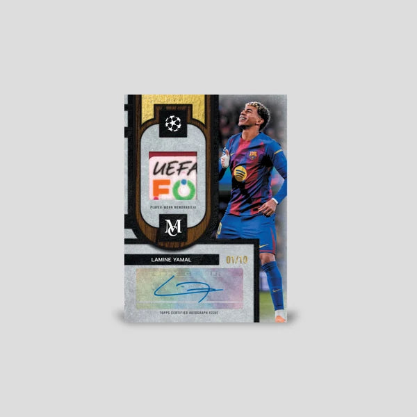 2025-26 Topps Soccer Museum Collection UEFA Champions League Hat Trick Box