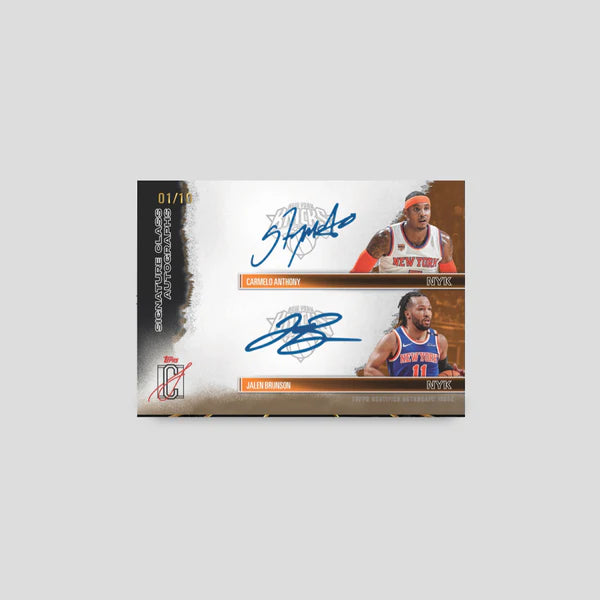 2025-26 Topps Signature Class Basketball Jumbo Box