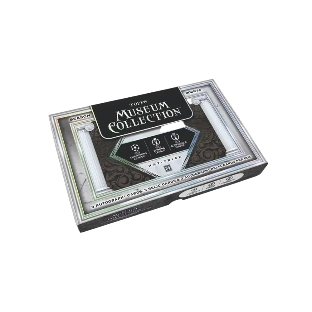 2025-26 Topps Soccer Museum Collection UEFA Champions League Hat Trick Box
