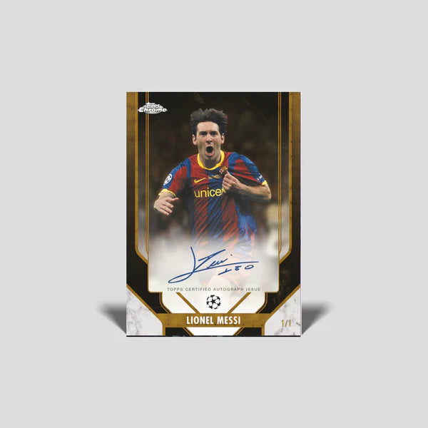 2025-26 Topps Soccer Chrome UCC UEFA Club Competitions Hobby Box