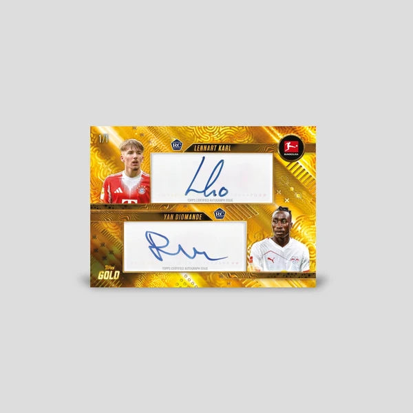 2025-26 Topps Gold Bundesliga Soccer Hobby Box