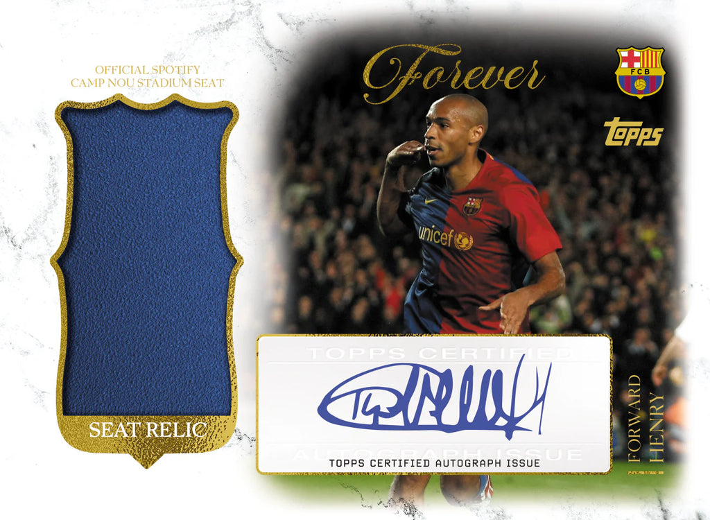 2025-26 Topps Soccer FC Barcelona Forever Thierry Henry