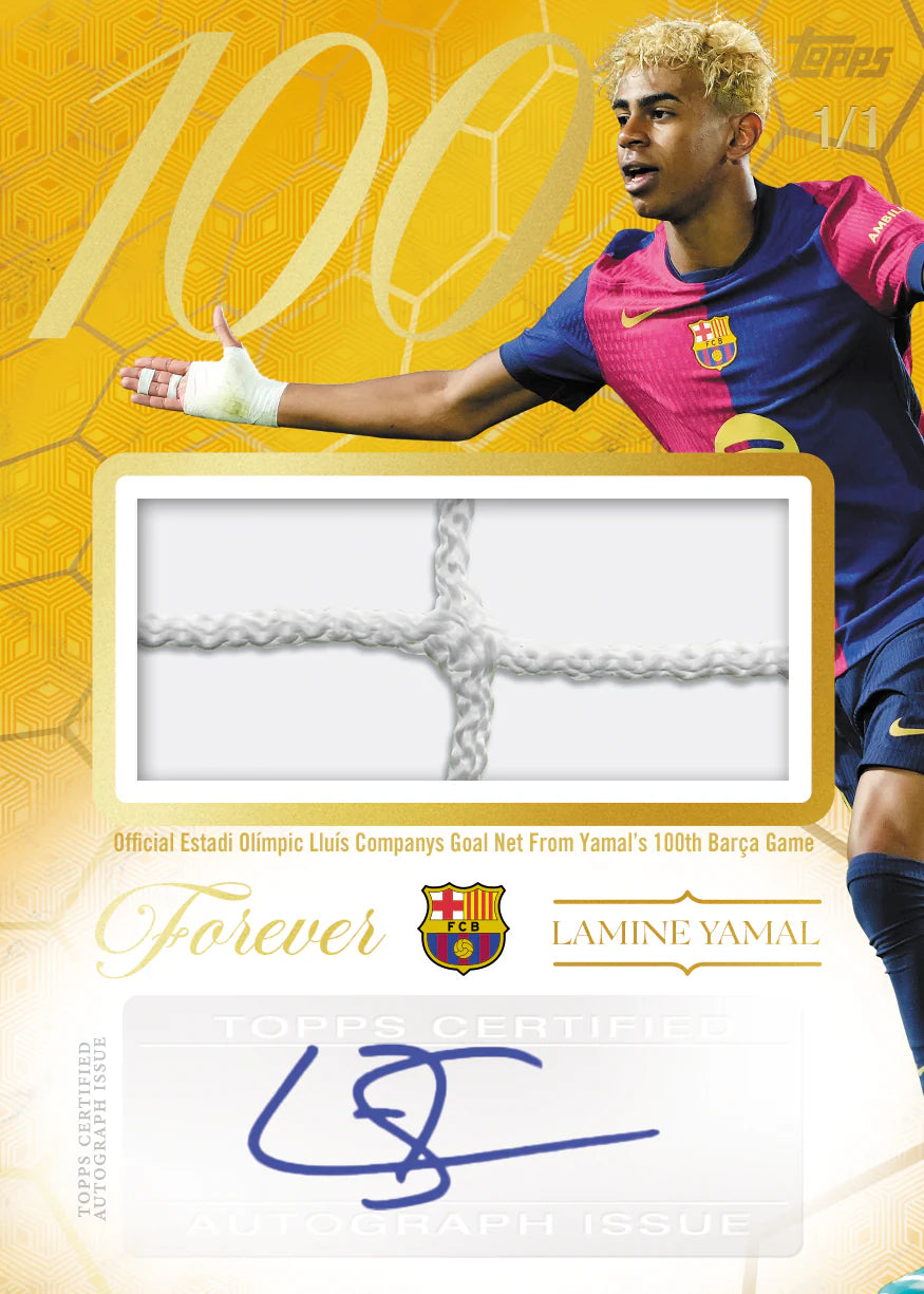 2025-26 Topps Soccer FC Barcelona Forever Lamine Yamal