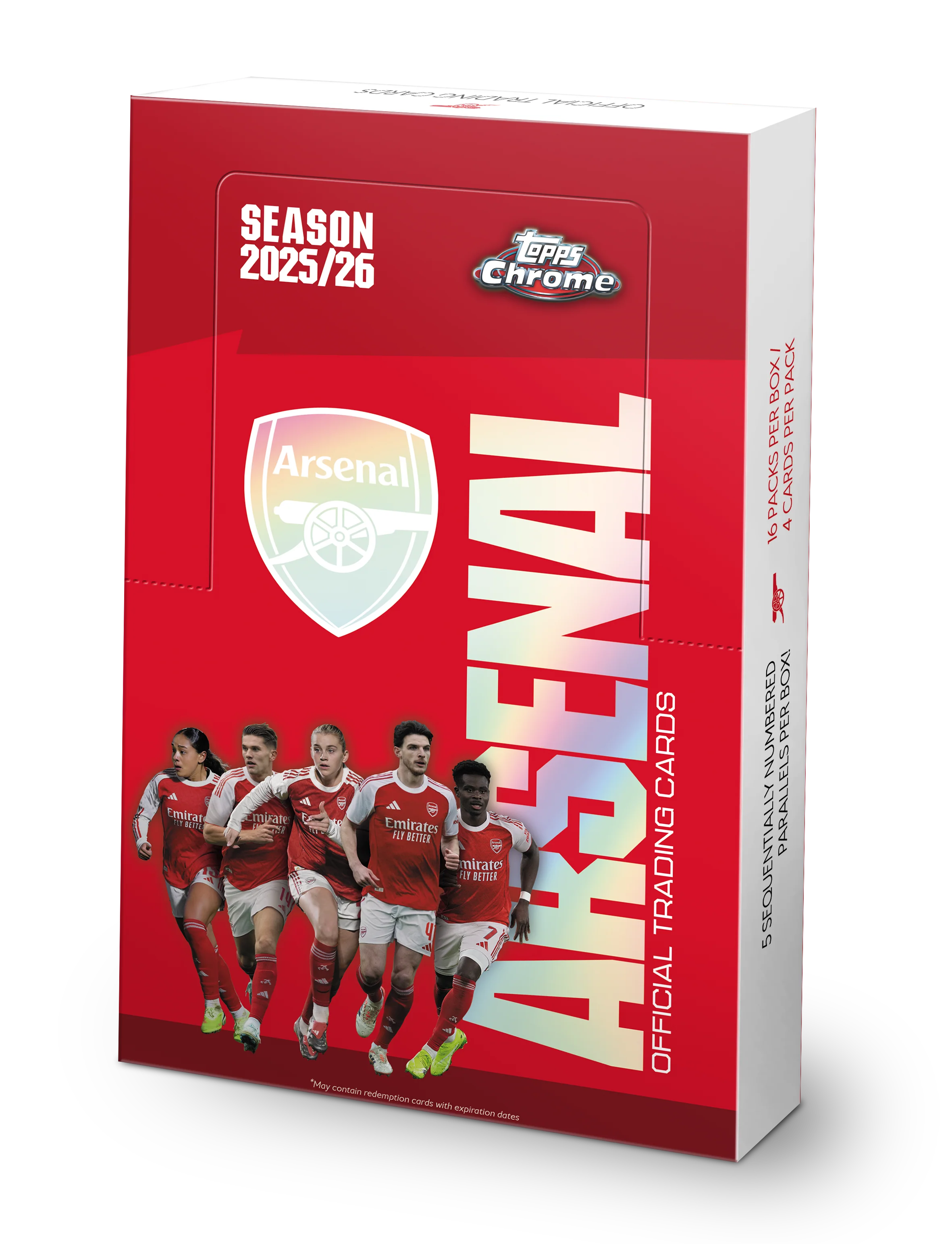 Topps Chrome Arsenal 2025/26 - Hobby Box