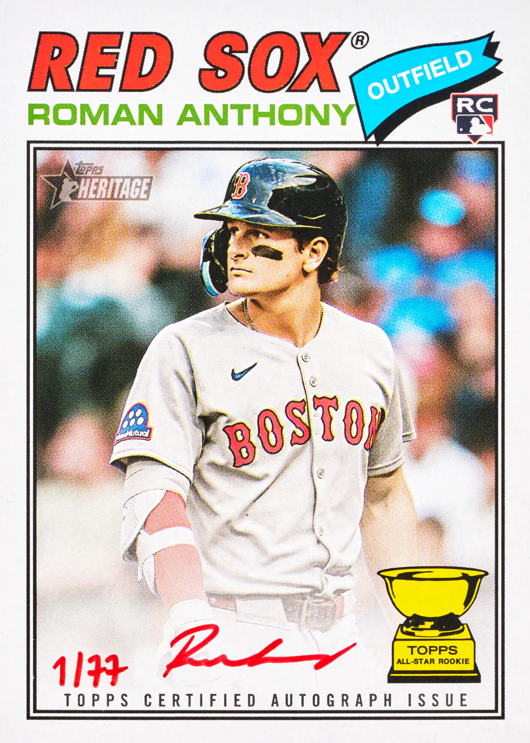 2026 Topps Heritage Baseball Roman Anthony Autograph