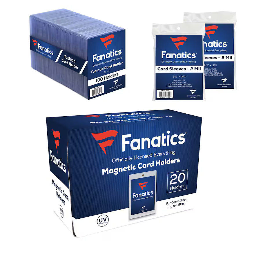 Fanatics Fanatic Bundle - 100 Top Loader 35pt, 20 Magnetic 35pt & 1,000 Soft Sleeves