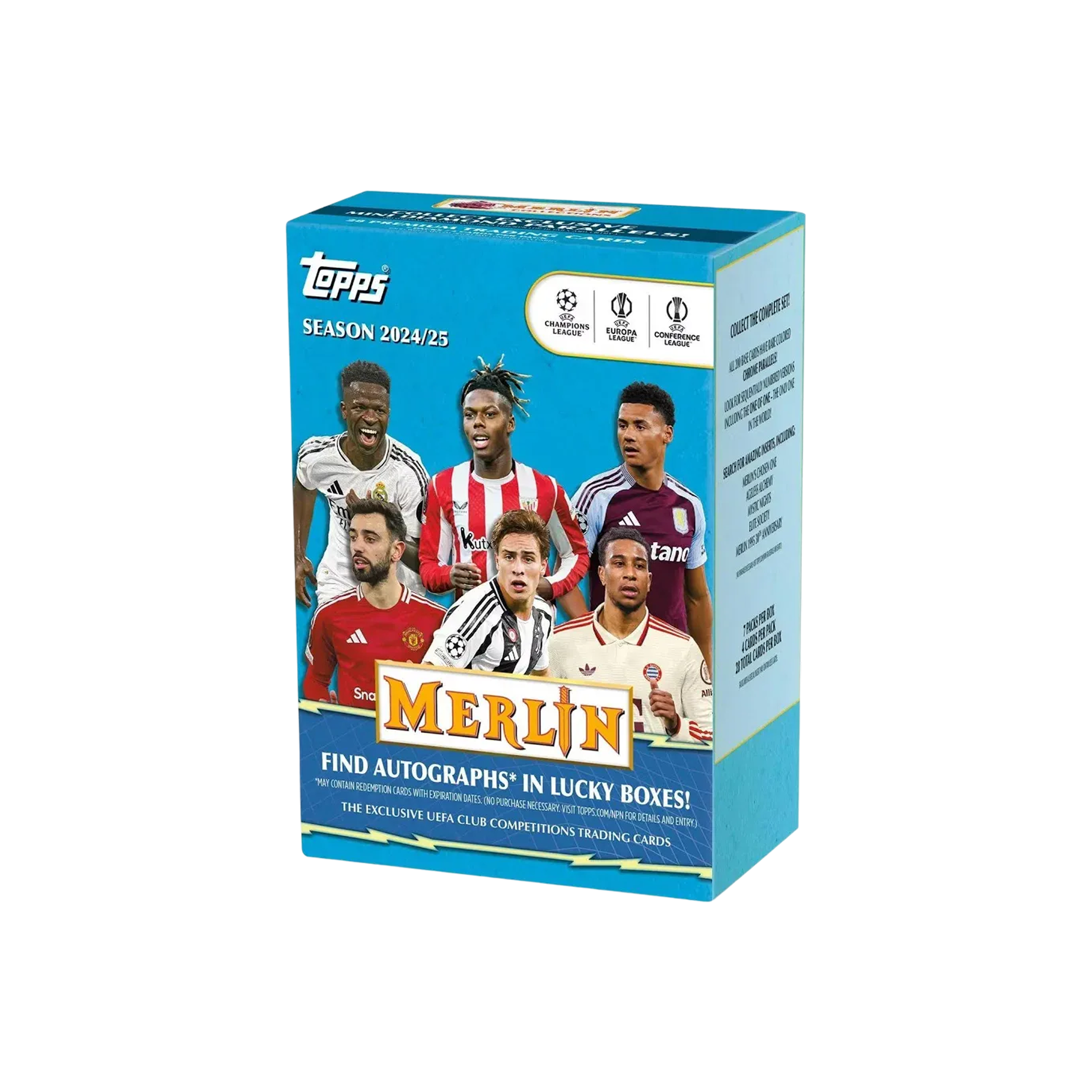 2024/25 Topps Merlin UEFA Club Competitions - Blaster Box