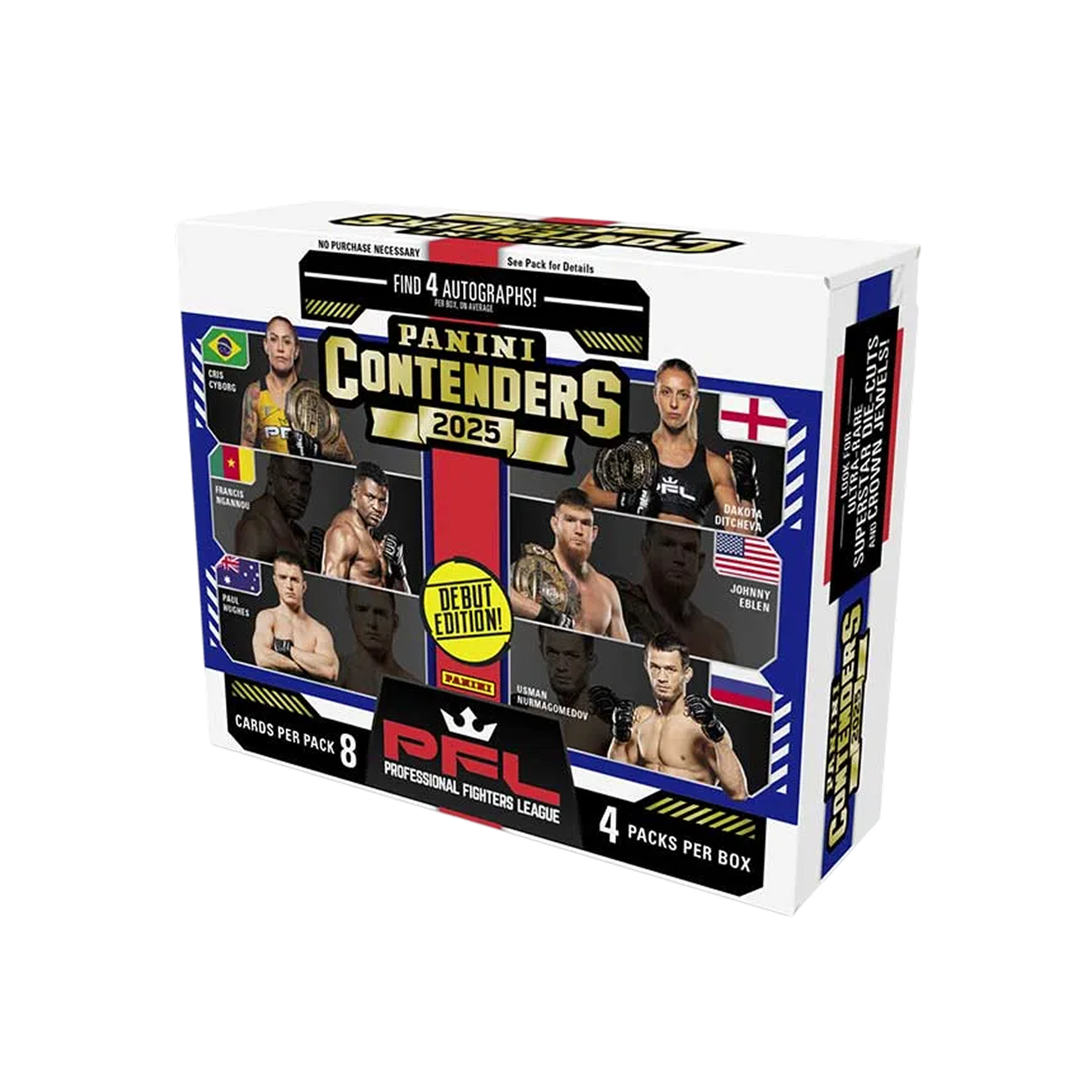 2025 Panini Contenders PFL (Professional Fighters League) - Hobby Box 