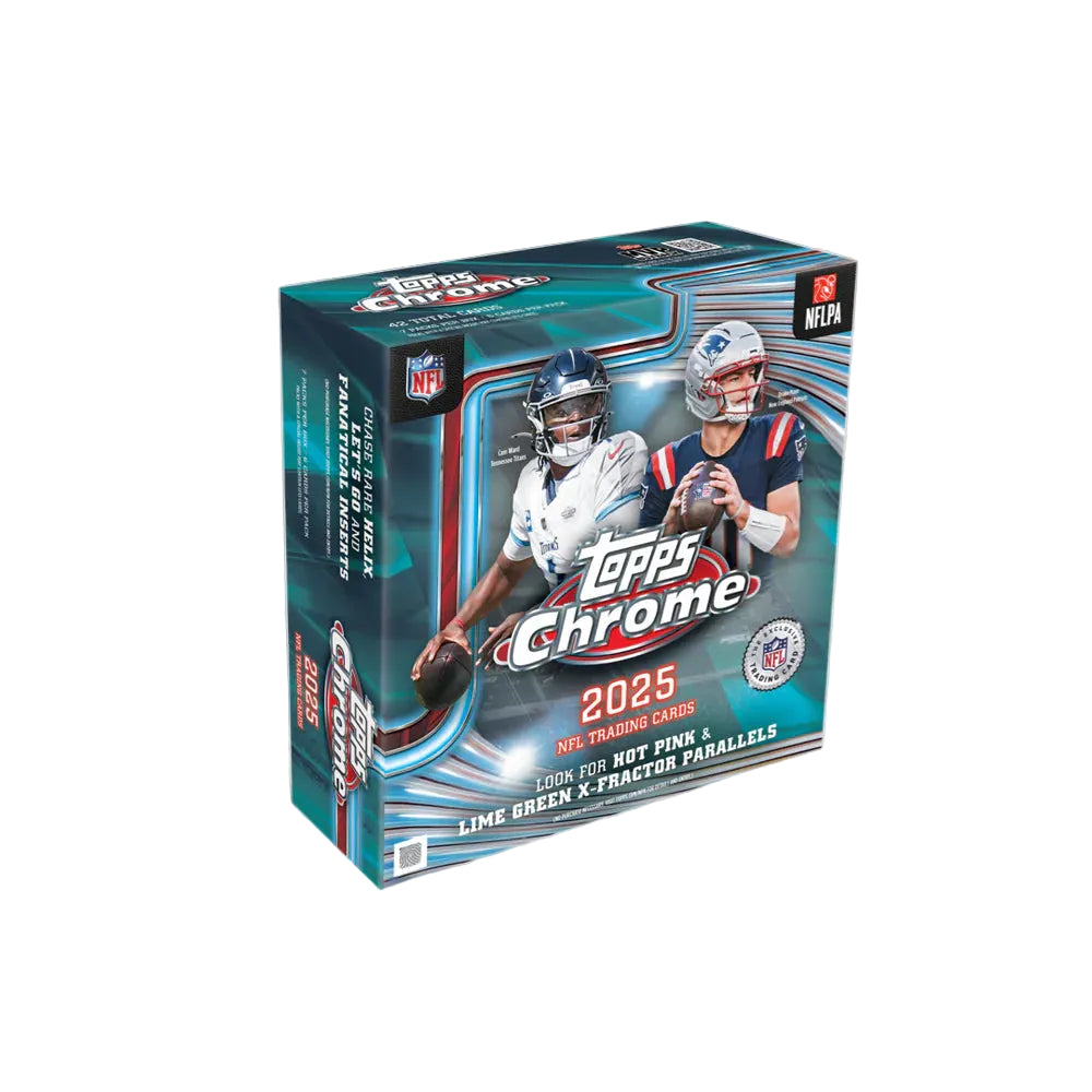 2025 Topps Chrome Football Mega Box