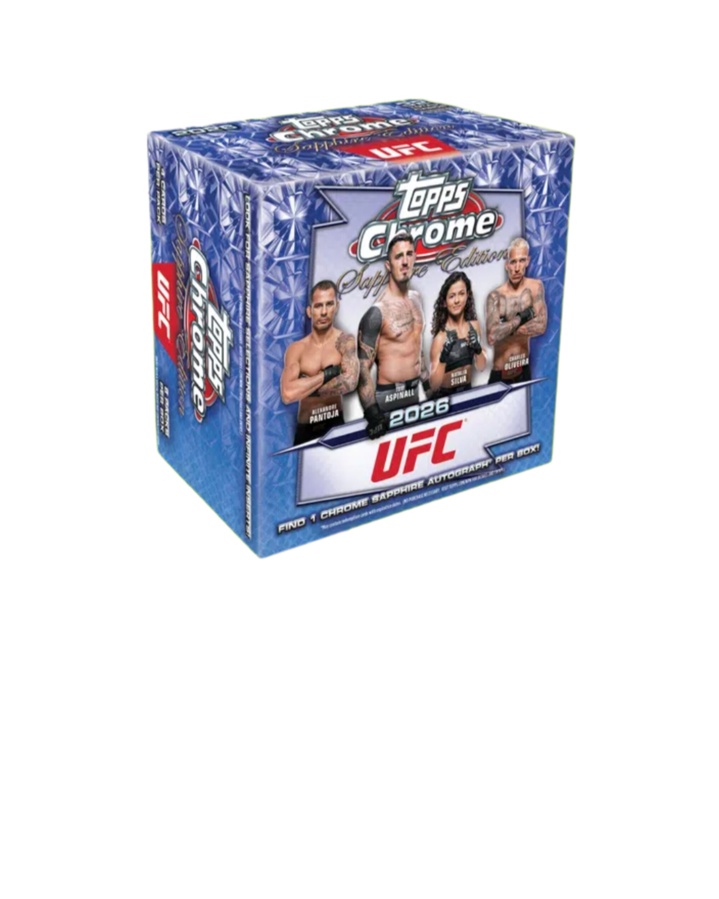 2026 Topps Chrome UFC Sapphire Edition - Hobby Box