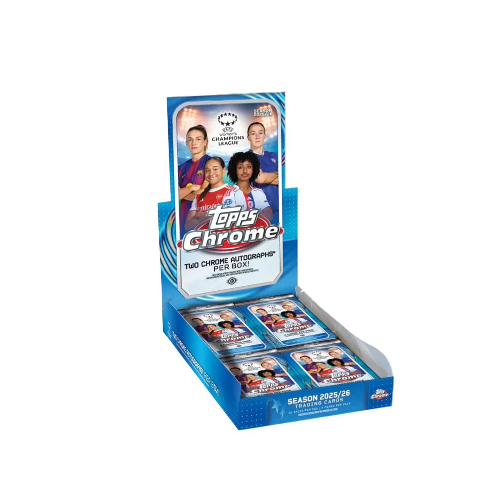 2025-26 Topps Chrome Soccer UEFA Women's Champions League Hobby Box