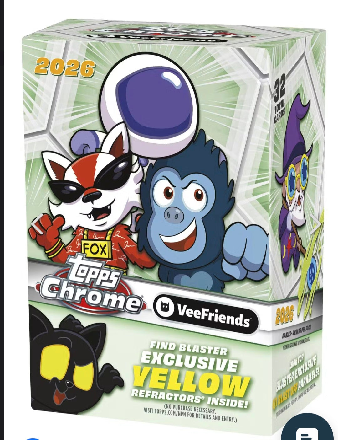 2026 Topps VeeFriends Chrome Blaster Box