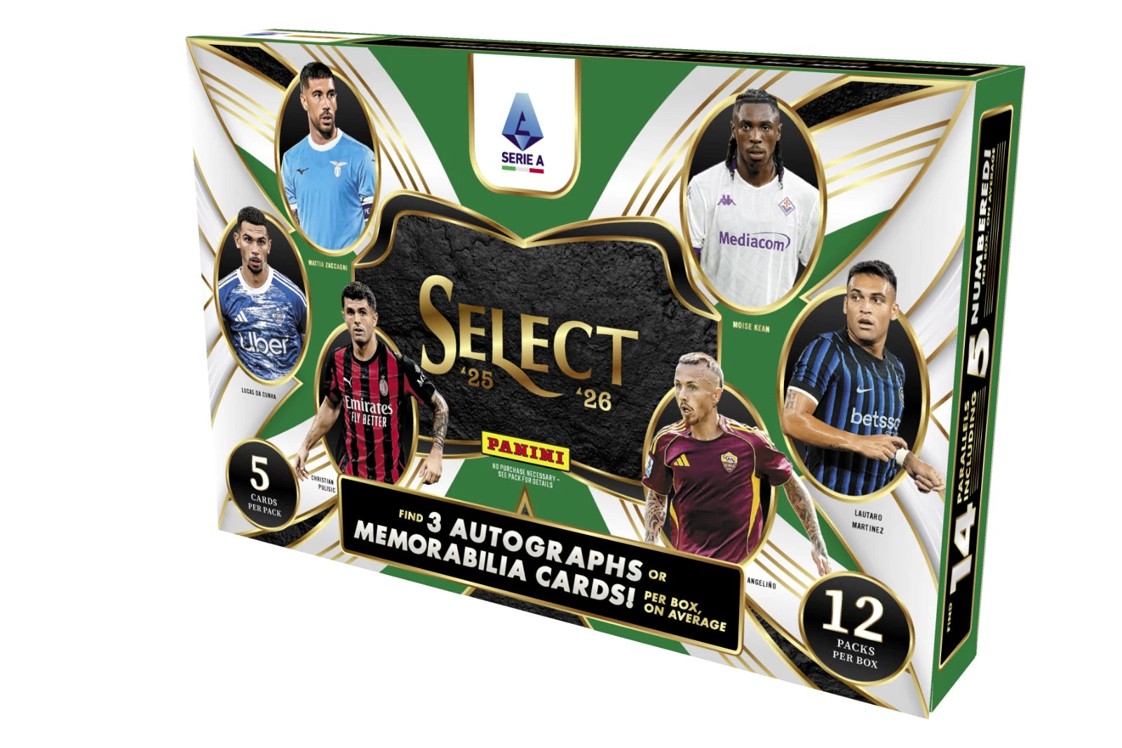 2025-26 Panini Select Serie A Soccer Hobby Box