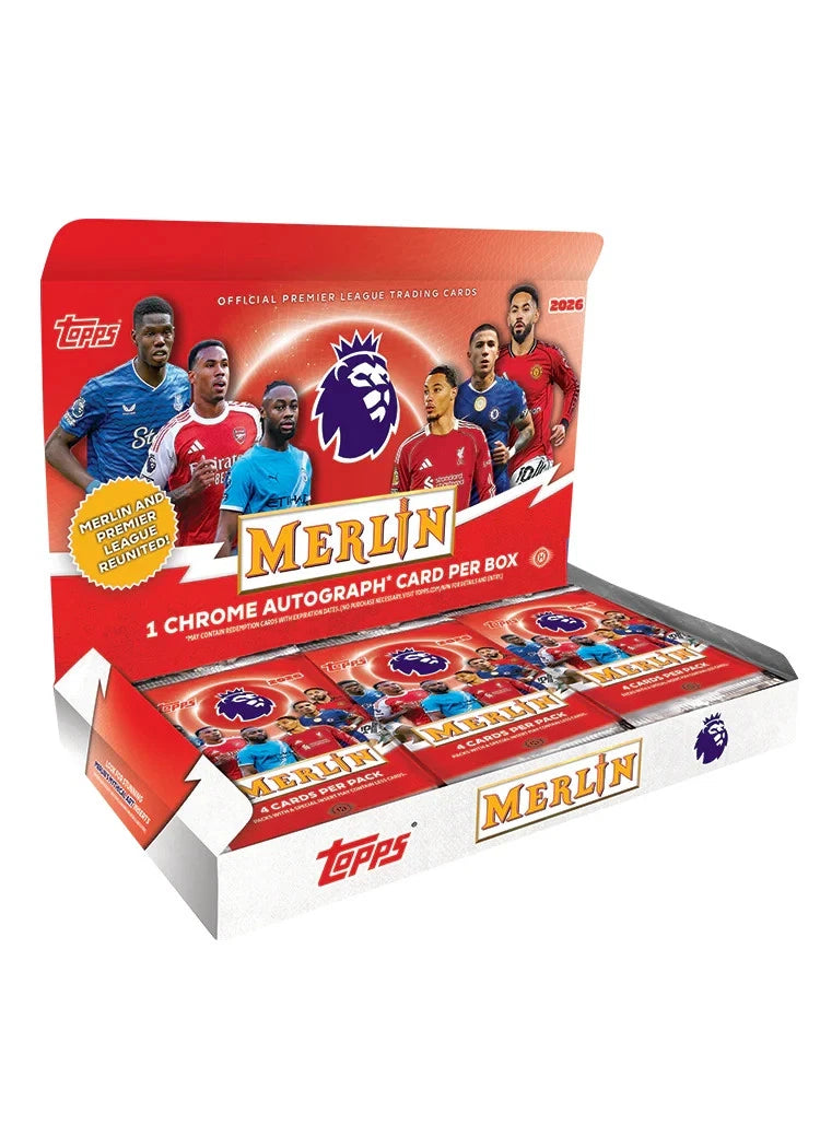 Topps merlin premier league 2026 - hobby box -