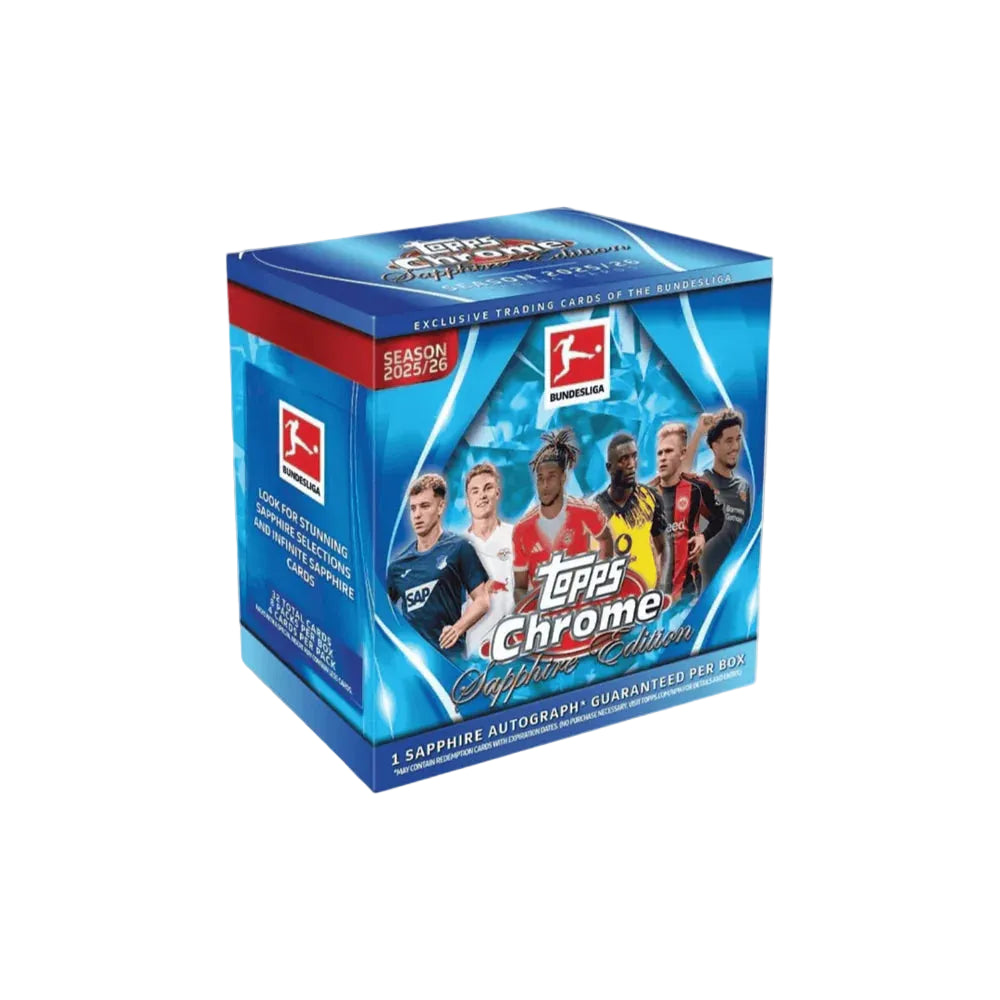 2025-26 Topps Chrome Sapphire Bundesliga Soccer Hobby Box